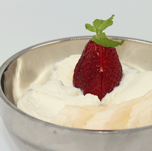 بستنی وانیلی